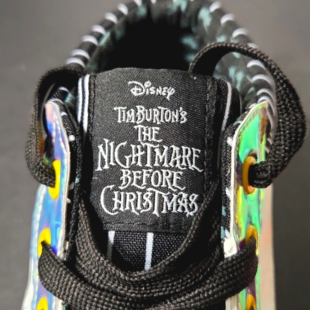 Disney Nightmare Before Christmas Jack Skellington Sally High Top Size 6 - Picture 11 of 16